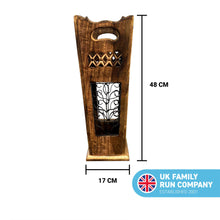 Load image into Gallery viewer, Classic Art Deco style wooden umbrella stand