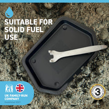 Load image into Gallery viewer, Traditional ash pan – 28cm wide (11") with handle | Ideal for Standard Sized fire grates | ash pan for open fires | ash pan for log burners| fire ash pan | fire tray | ash box | galvanised ash pan