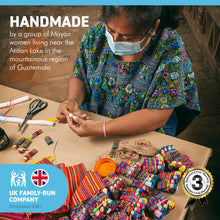 Load image into Gallery viewer, Set of 20 Guatemalan handmade Worry Dolls with 2 colourful crafted storage bags | Worry Dolls for Girls | Worry Dolls For Boys | Anxiety Dolls | Worry Doll | Guatamalan Doll