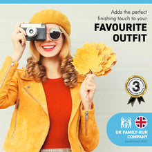 Load image into Gallery viewer, Womens French style Mustard Yellow Beret 100% pure blended wool | One size fits all classic solid colour