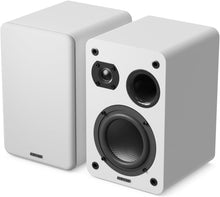 Load image into Gallery viewer, Brand New Majority D70X Passive Bookshelf Speakers | 70W Stereo Sound in Elegant White Finish
