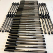 Load image into Gallery viewer, Pack of 50 Black Ballpoint Pens Ultra Glide Smooth Writing German Ink Medium Tip Office School Home
