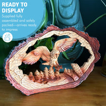 Load image into Gallery viewer, 𝗙𝗟𝗬𝗜𝗡𝗚 𝗢𝗪𝗟 𝗢𝗥𝗡𝗔𝗠𝗘𝗡𝗧 | Forest Animal Decor | Owl Gifts for Owl Lovers, Women, Men, Kids | Nature Wildlife Figurine | Birthday Gift | Woodland Decor
