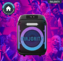 Load image into Gallery viewer, Refurbished Majority Pulse 1 80W Bluetooth Party Speaker with Bass Boost &amp; LED Lights (Microphone Not Included)

