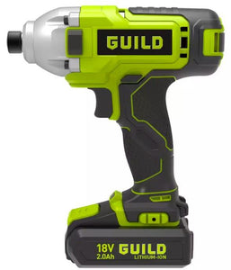 Guild 2.0AH Cordless Combi Drill and Impact Driver - 18V