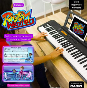 Casio Beginners Keyboard & Rhythm Warriors Lessons Bundle