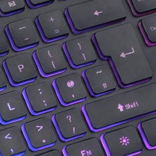 Load image into Gallery viewer, Veho Alpha Bravo GK-1 USB 𝗚𝗔𝗠𝗜𝗡𝗚 𝗞𝗘𝗬𝗕𝗢𝗔𝗥𝗗 UK Layout 105 Keys Backlit
