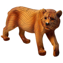 Load image into Gallery viewer, 𝗪𝗢𝗢𝗗𝗘𝗡 𝗘𝗙𝗙𝗘𝗖𝗧 𝗧𝗜𝗚𝗘𝗥 𝗢𝗥𝗡𝗔𝗠𝗘𝗡𝗧 | 𝟮𝟯𝗖𝗠 𝗫 𝟭𝟯𝗖𝗠 𝗫 𝟲𝗖𝗠 | Freestanding Home Decor | Tiger Gift | Animal Figure | Animal Gifting
