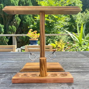 Wooden Ring Toss Game - Supplied fully assembled, for players of all ages, this game is perfect for both family gatherings and adult parties.