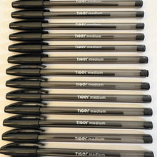Load image into Gallery viewer, Pack of 25 Black Ballpoint Pens Ultra Glide Smooth Writing German Ink Medium Tip Office School Home
