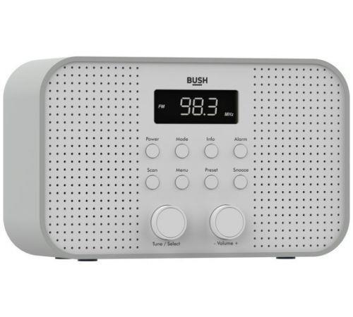 Bush FM Clock Radio | 10 Radio presets | Alarm and snooze function | H ...