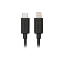 Load image into Gallery viewer, Veho 𝗨𝗦𝗕-𝗖 𝗧𝗢 𝗟𝗜𝗚𝗛𝗧𝗡𝗜𝗡𝗚 𝗖𝗔𝗕𝗟𝗘 1m – Charge and Sync, MFi Certified, Fast &amp; Durable

