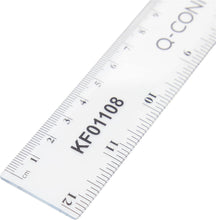 Load image into Gallery viewer, 𝗦𝗜𝗡𝗚𝗟𝗘 𝟯𝟬𝗖𝗠 𝗦𝗛𝗔𝗧𝗧𝗘𝗥𝗣𝗥𝗢𝗢𝗙 𝗖𝗟𝗘𝗔𝗥 𝗔𝗖𝗥𝗬𝗟𝗜𝗖 𝗥𝗨𝗟𝗘𝗥 | School | Office | Drawing | Craft | 𝗠𝗘𝗔𝗦𝗨𝗥𝗜𝗡𝗚 𝗧𝗢𝗢𝗟 𝗜𝗡𝗖𝗛𝗘𝗦 &amp; 𝗖𝗠 | Exams | Geometry | Maths | Students | Teachers | Kids
