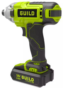 Guild 2.0AH Cordless Combi Drill and Impact Driver - 18V