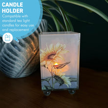 Load image into Gallery viewer, Elegant Sunflower Glass Votive Candle Holder – Perfect for Home Decor &amp; Gifts
