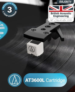 In & Out Bluetooth Record Player | External speakers | Moto Plus Turntable