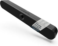 Majority PORTABLE BLUETOOTH PC SOUNDBAR | 20 Watts Powerful Stereo Sound | Portable Speaker with 8 Hours Playback Atlas Bluetooth Sound bar for TV | One Touch Control, USB, SD Card & AUX Playback