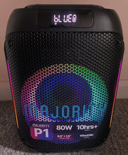 Load image into Gallery viewer, Refurbished Majority Pulse 1 80W Bluetooth Party Speaker with Bass Boost &amp; LED Lights (Microphone Not Included)
