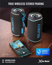 Load image into Gallery viewer, Refurbished Majority Move 2 PORTABLE SPEAKER Wireless Bluetooth 6.0, IP67 Waterproof &amp; Dust-Resistant, 30W Sound, 30H Long Battery Life, USB-C Charging, LED Lights, Compact &amp; Lightweight
