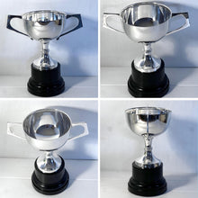 Load image into Gallery viewer, Elegant 9-inch (23cm) Silver Trophy Cup for Celebrating Achievements – Ideal Award for Sports, Competitions &amp; Ceremonies
