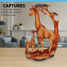 Load image into Gallery viewer, Large Graceful GIRAFFE and CALF Decorative ORNAMENT
