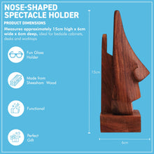 Load image into Gallery viewer, Never Lose Your Glasses Again — Hand-Finished Solid Wood Spectacle Stand, Gift Boxed
