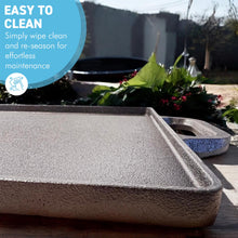Load image into Gallery viewer, Versatile Cast Iron Double-Sided Non-Stick Grill Pan for Perfect Grilling Indoors &amp; Outdoors
