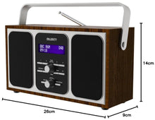 Load image into Gallery viewer, Majority Girton Radio, DAB, DAB+ Digital and FM, Portable, Battery Mains Powered
