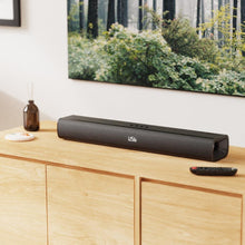 Load image into Gallery viewer, Majority 𝗕𝗟𝗨𝗘𝗧𝗢𝗢𝗧𝗛 𝗦𝗢𝗨𝗡𝗗𝗕𝗔𝗥 for TV | 2.1 Channel 3D Surround Sound | Wireless &amp; Wall Mountable | HDMI ARC, AUX, Optical, USB Playback, Remote &amp; Brackets Included | Naga 60
