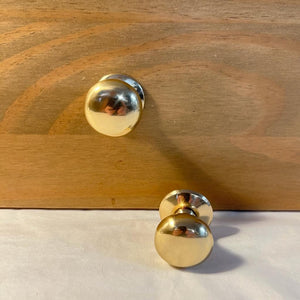 Mulberry Brass Knob | Set of 2 door knobs | Brass cupboard knobs | Cabinet hardware | Antique brass cupboard handles | Cupboard door handles | 30mm