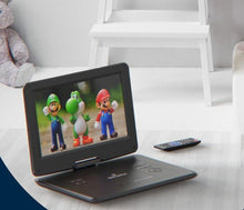 Load image into Gallery viewer, 15.6" Oakcastle DVD175 PORTABLE DVD 𝗜𝗡-𝗖𝗔𝗥 𝗧𝗥𝗔𝗩𝗘𝗟 𝗣𝗢𝗥𝗧𝗔𝗕𝗟𝗘 𝗗𝗩𝗗 𝗣𝗟𝗔𝗬𝗘𝗥 – Travel-Friendly LCD Entertainment – Brand New
