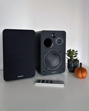 Load image into Gallery viewer, Majority BOOKSHELF PASSIVE SPEAKERS  |Hi-Fi Stereo Speakers Pair for Tuners Hi-Fi systems with build in amplifiers | Stereo 2.0, 60W RMS | Solid Build and Compact Size D70X Passive BLACK
