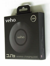 Load image into Gallery viewer, Veho DS-6 Qi 15W Fast Charging Pad 𝗪𝗜𝗥𝗘𝗟𝗘𝗦𝗦 𝗖𝗛𝗔𝗥𝗚𝗘𝗥
