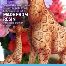 Load image into Gallery viewer, Large Graceful GIRAFFE and CALF Decorative ORNAMENT

