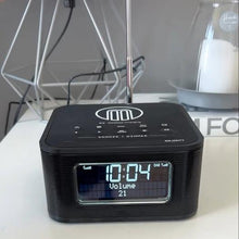 Load image into Gallery viewer, Brand New Majority Knapton DAB Bluetooth Alarm Clock Radio with 15W Wireless Phone Charging
