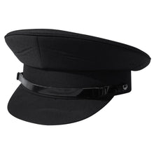 Load image into Gallery viewer, Black chauffeur style hat - Size 58cm

