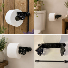 Load image into Gallery viewer, The London Loo Roll Holder – A Victorian Style Cast Iron Toilet Roll Holder
