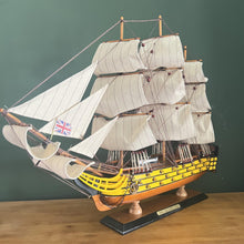 Load image into Gallery viewer, HMS Victory Model: Nelson&#39;s Iconic Flagship - Perfect Replica - Collector&#39;s Item | 46cm (H)
