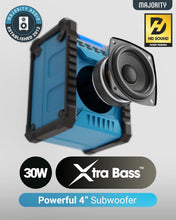 Load image into Gallery viewer, Portable Work Radio DAB | Rechargeable, Internal 10,000mAh USB Power Bank | 5.0 Bluetooth, FM, 30 Presets, Powerful Speaker, Bass Booster | IPX54 Dust and Water Proof dab radio | Majority Landbeach
