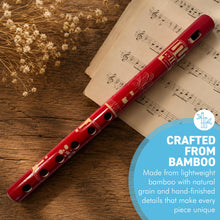 Load image into Gallery viewer, The Painted Bamboo Flute – A 25cm Handmade Peruvian Wind Instrument
