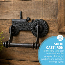 Load image into Gallery viewer, The Vintage Tractor Toilet Roll Holder – Solid Cast Iron with a Farmyard Heart

