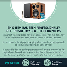Load image into Gallery viewer, Refurbished Majority D70X ACTIVE BLUETOOTH BOOKSHELF SPEAKERS – 70W HiFi HDMI ARC USB Optical

