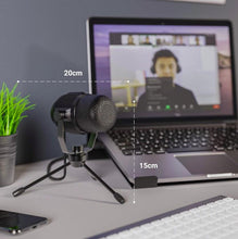 Load image into Gallery viewer, MAJORITY RS1 USB Microphone for PC | Gaming Microphone, Plug and Play | Podcast, Streaming, Recording Cardioid Mic | Laptop, Mac, Computer Condenser Desk Microphone | Professional Studio Work Mic
