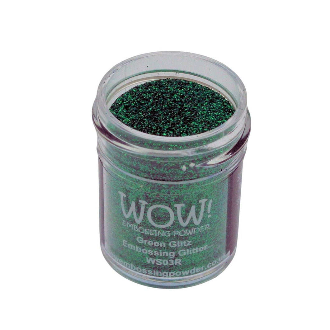 Wow! Glitter Embossing Powder 15ml - Green Glitz
