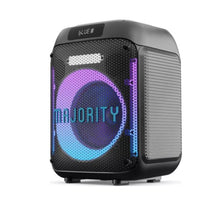 Load image into Gallery viewer, Refurbished Majority Pulse P1 𝗣𝗔𝗥𝗧𝗬 𝗞𝗔𝗥𝗔𝗢𝗞𝗘 𝗕𝗟𝗨𝗘𝗧𝗢𝗢𝗧𝗛 𝗦𝗣𝗘𝗔𝗞𝗘𝗥 with Big Sound and Smart LED Lights – Compact, Portable, Party-Ready Audio for Home, Outdoor, and Events
