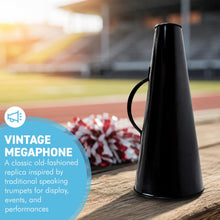 Load image into Gallery viewer, Vintage Director's Metal Megaphone — Classic Hollywood Film Prop &amp; Loud Hailer | Fancy Dress, Photo Shoots, Sports Days
