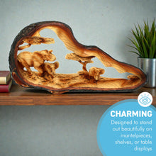 Load image into Gallery viewer, Elegant Freestanding Elephant Family Decorative Display Ornament
