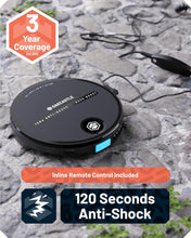 Load image into Gallery viewer, 𝗣𝗘𝗥𝗦𝗢𝗡𝗔𝗟 𝗖𝗗 𝗣𝗟𝗔𝗬𝗘𝗥 | Portable Music Player with Included In-Line Control Earphones | 7 Hour Battery Playtime, In-Car AUX Compatibility | Bass Boost, Hold Lock and Anti-Skip Function | OAKCASTLE CD10
