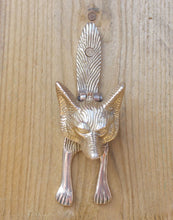 Load image into Gallery viewer, Solid Brass Fox Door Knocker
