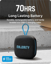 Load image into Gallery viewer, Refurbished Majority Move 1 PORTABLE SPEAKER WIRELESS Bluetooth 6.0, IP65 Dust-Tight &amp; Water Jet Resistant, 12W, Long Battery Life, USB-C Charging, Wireless Bluetooth Speaker
